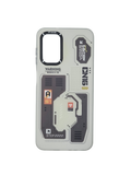 Husa Samsung A13  silicon, protectie camere si butoane Alb