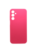 Husa Samsung A25 silicon , protectie butoane, interior material textil Roz