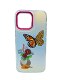 Husa Iphone 14 Pro Max silicon model fluture , cameleon , protectie camera