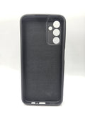 Husa Samsung A14 silicon , protectie butoane, interior material textil Negru