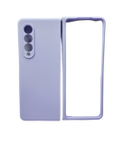 Husa Samsung Z Fold 3 fullcover din plastic, protectie camere, Lila