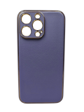 Husa Iphone 12 Pro Luxury piele ecologica, antisoc, Mov