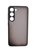 Husa Samsung S23 silicon. spate matuit antizgarieturi, protectie camere Negru