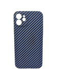 Husa Iphone 12 tip Kevlar , Protectie butoane si camere Albastru