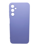 Husa Samsung A15 silicon moale, protectie butoane, interior material textil Mov