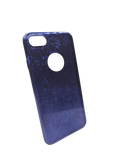 Husa Iphone 7 plastic, model snake, decupaj logo, protectie butoane Albastru