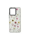 Husa Motorola Edge 40 Neo silicon, model Flowers, protectie camere si butoane