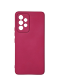 Husa Samsung A53  silicon moale, protectie camere ,interior material textil Violet