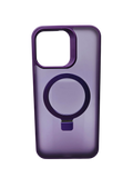 Husa Iphone 15 Pro Max Premium Anti Zgarieturi si suport telefon Mov