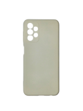 Husa Samsung A13  silicon moale , protectie butoane, interior material textil Bej