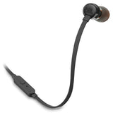 Casti JBL TUNE 110, Cu Fir, In-Ear, Microfon Negru