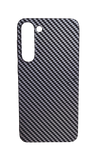 Husa Samsung S23 Plus  tip kevlar Slim Case, protectie camere, aspect carbon Gri