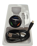 Incarcator Auto Fast Charge iTrend FC122M Triple Port USB + Cablu Micro USB 1m Negru