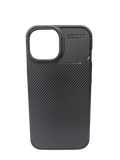 Husa Iphone 12 ,silicon subtire skin carbon , negru