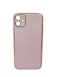 Husa Iphone 11 Luxury piele ecologica, antisoc Roz