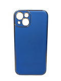 Husa Iphone 13 Luxury piele ecologica, antisoc Albastru