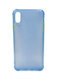 Husa Iphone XS Max antisoc din silicon, protectie camere si butoane Albastru