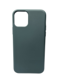 Husa Iphone 11 Pro din silicon moale, protectie butoane, interior material textil Verde