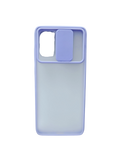 Husa Samsung S20 Plus silicon, protectie camera glisabila, spate matuit anti zgarieturi Lila