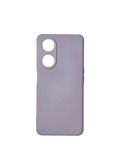 Husa Oppo A98 silicon moale, protectie camere si butoane, interior material textil Lila