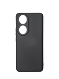 Husa Honor 90 din silicon moale, protectie camere si butoane, interior material textil Negru
