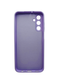Husa Samsung A15 silicon moale, protectie butoane, interior material textil Lila