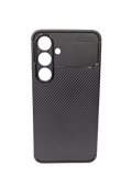 Husa Samsung S24 Plus silicon, protectie camere si butoane textura carbon Negru