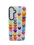 Husa Samsung S24 Plus silicon, model Hearts, protectie camere si butoane