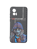 Husa Motorola Edge 30 Neo silicon, protectie camere si butoane, interior material textil, model Mask