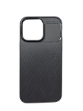 Husa Iphone 15 Pro ,silicon subtire skin carbon , negru