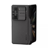 Husa Samsung Z Fold 5 premium Nillkin CamShield Pro,suport pen + suport Negru