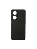 Husa Oppo A98 silicon, protectie camere si butoane, interior material textil Negru