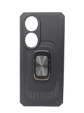 Husa Honor 90 silicon si plastic, suport inel rotativ, protectie camera si butoane Negru