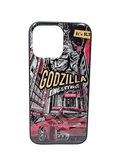 Husa Iphone 14 Pro Max silicon, design 3D Godzilla , protectie butoane Negru