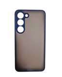 Husa Samsung S23 silicon. spate matuit antizgarieturi, protectie camere Albastru