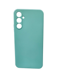 Husa Samsung A34 silicon , protectie butoane, interior material textil Turcoaz