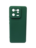 Husa Xiaomi 13 Pro silicon moale, protectie camere si butoane, interior material textil Verde