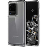 Husa Samsung S20 Ultra  silicon  clear case, protectie camere si butoane Transparent