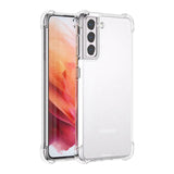 Husa Samsung S21 silicon, antisoc , protectie camere si butoane Transparent