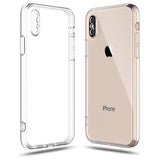 Husa Iphone X silicon, clear case, protectie camere si butoane Transparent