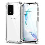 Husa Samsung S20 Ultra silicon antisoc, protectie camere si butoane Transparent