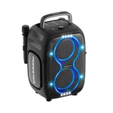 Boxa Portabila Hopestar PartyOne Club 650W Putere, Baterie 36.000 mAh cu baterie detasabila, BT 5.4, Lumini RGB + 2 Microfoane Wireless