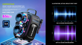 Boxa Portabila Hopestar PartyOne Club 650W Putere, Baterie 36.000 mAh cu baterie detasabila, BT 5.4, Lumini RGB + 2 Microfoane Wireless