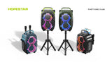 Boxa Portabila Hopestar PartyOne Club 650W Putere, Baterie 36.000 mAh cu baterie detasabila, BT 5.4, Lumini RGB + 2 Microfoane Wireless