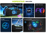 Boxa Portabila Hopestar A60 Ultra 450W, WaterProof, RGB + Microfon Wireless