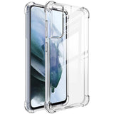 Husa Samsung S21 Plus silicon antisoc, protectie camere si butoane Transparent