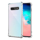Husa Samsung S10 silicon antisoc, protectie camere si butoane Transparent